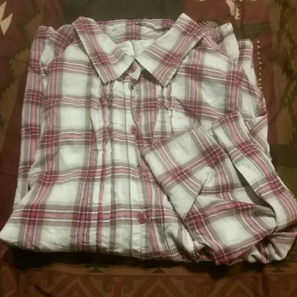Multicolored Button Down Top - image 1